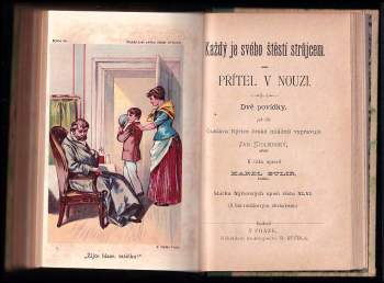 Gustav Nieritz: Děti chudé vdovy + Poslední vůle, aneb, Osudové nalezence + Záhuba města Pompejí, čili, Bázeň Boží a důvěra v Boha + Husomil ; Kdo se Boha nepustí, toho Bůh neopustí : dvě povídky jež dle Gustava Nýrice české mládeži vypravuje Bohumír Patera + Chudý básník aneb, Kdo v Boha doufá, toho Bůh neopustí + Každý je svého štěstí strůjcem ; Přítel v nouzi : dvě povídky, jež dle Gustava Nýrice české mládeži vypravuje Jan Dolenský