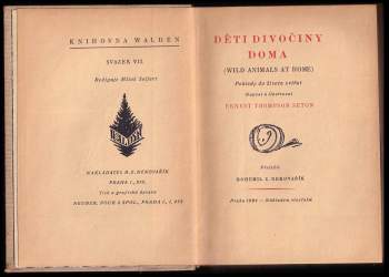 Ernest Thompson Seton: Děti divočiny doma