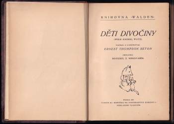 Ernest Thompson Seton: Děti divočiny