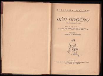 Ernest Thompson Seton: Děti divočiny