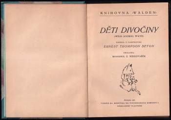 Ernest Thompson Seton: Děti divočiny