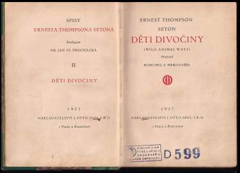 Ernest Thompson Seton: Děti divočiny