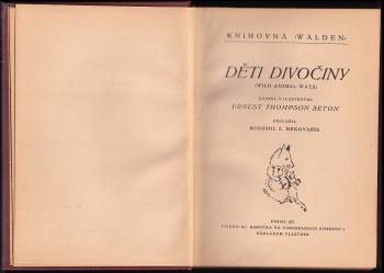 Ernest Thompson Seton: Děti divočiny