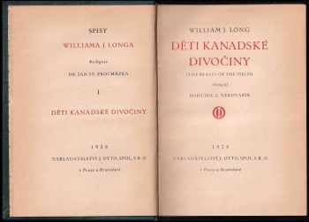 William Joseph Long: Děti kanadské divočiny