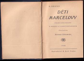 G Bruno: Děti Marcelovy