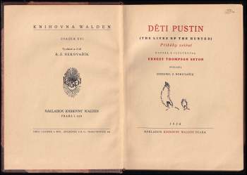Ernest Thompson Seton: Děti pustin