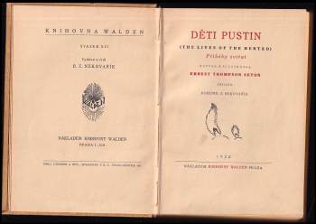 Ernest Thompson Seton: Děti pustin