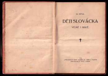 Matouš Béňa: Děti Slovácka
