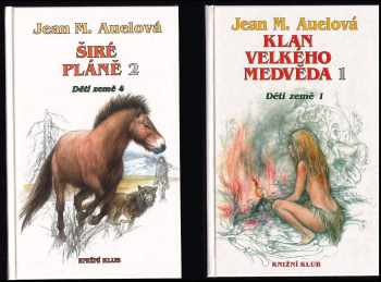 Jean Marie Auel: KOMPLET DĚTI ZEMĚ 1 - 4 - Klan velkého medvěda 1 a 2 + Údolí plavých koní 1 a 2 + U lovců mamutů 1 a 2 + Širé pláně 1 a 2