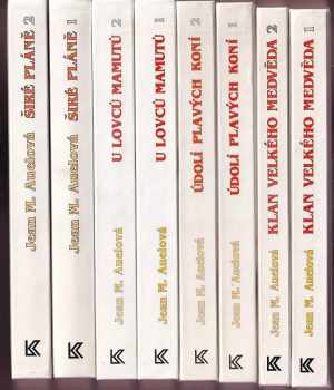 KOMPLET DĚTI ZEMĚ 1 - 4 - Klan velkého medvěda 1 a 2 + Údolí plavých koní 1 a 2 + U lovců mamutů 1 a 2 + Širé pláně 1 a 2