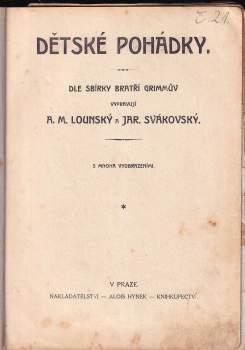 Jacob Ludwig Karl Grimm: Dětské pohádky