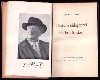Otakar Nejedlý: Dětství a chlapectví na Podřipsku