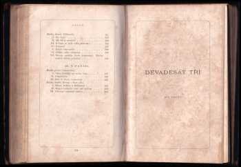 Victor Hugo: Devadesát tři - díly I - III - KOMPLET