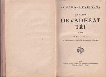 Victor Hugo: Devadesát tři
