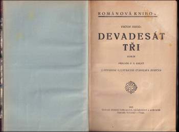 Victor Hugo: Devadesát tři