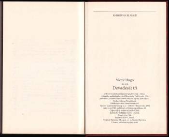 Victor Hugo: Devadesát tři