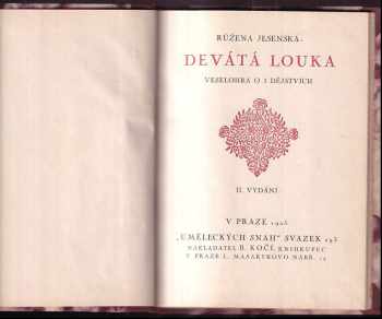 Růžena Jesenská: Devátá louka