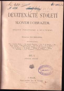 Jan Klecanda: Devatenácté století slovem i obrazem