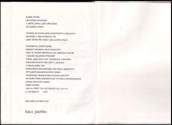 Karel Čapek: Devatero pohádek a ještě jedna jako přívažek od Josefa Čapka