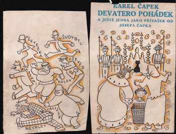 Karel Čapek: Devatero pohádek a ještě jedna od Josefa Čapka jako přívažek
