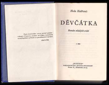 Heda Halířová: Děvčátka