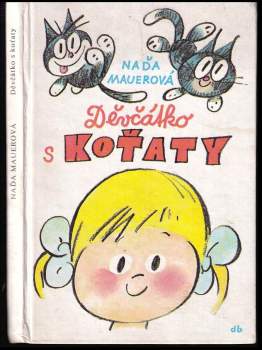 Děvčátko s koťaty