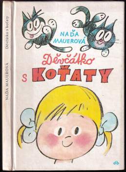 Děvčátko s koťaty