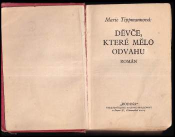 Marie Tippmannová: Děvče, které mělo odvahu