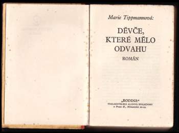 Marie Tippmannová: Děvče, které mělo odvahu