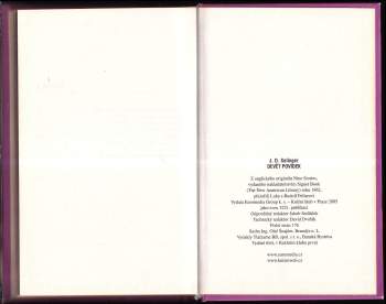 J. D Salinger: Devět povídek