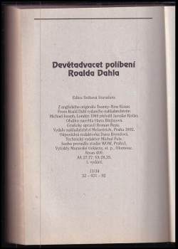 Roald Dahl: Devětadvacet políbení Roalda Dahla