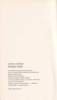 Stefan Ahnhem: Deviaty hrob