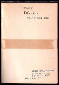 Pavel Zajíček: DG 307