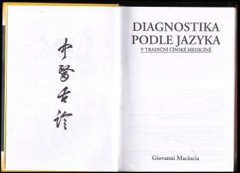 Giovanni Maciocia: Diagnostika podle jazyka