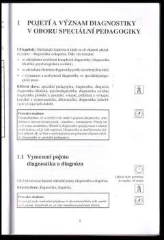 Dagmar Přinosilová: Diagnostika ve speciální pedagogice