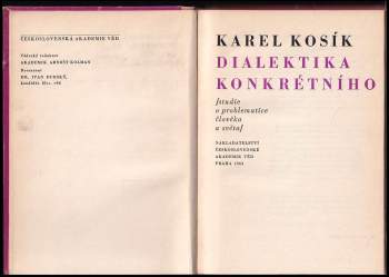 Karel Kosík: Dialektika konkrétního