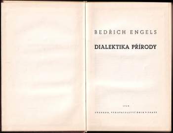 Friedrich Engels: Dialektika přírody
