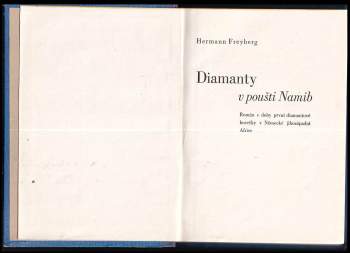 Hermann Freyberg: Diamanty v poušti Namib