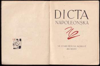 Napoleon: Dicta napoleonská