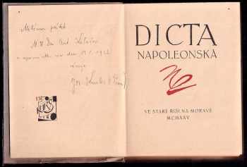 Napoleon: Dicta napoleonská