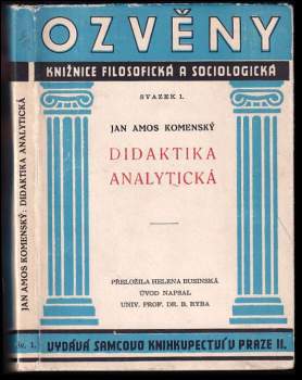 Jan Amos Komenský: Didaktika analytická