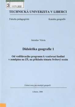 Didaktika geografie 1