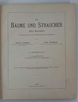 Gustav Hempel: Die Bäume und Sträucher des Waldes