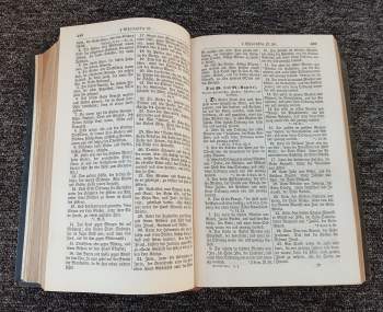 Die Bibel oder die ganze Heilige Schrift des alten und neuen Testaments. Nach der deutschen ubersetzung Dr. Martin Luthers.