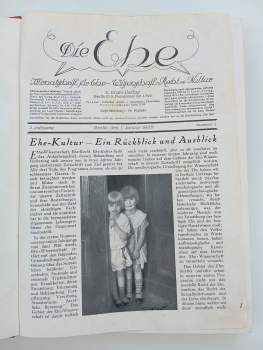 Die Ehe - 3. Jahrgang 1928 N. 1-12