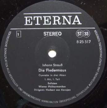 Herbert von Karajan: Die Fledermaus (3xLP + BOX + BOOKLET)