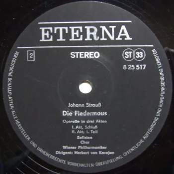 Herbert von Karajan: Die Fledermaus (3xLP + BOX + BOOKLET)