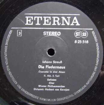 Herbert von Karajan: Die Fledermaus (3xLP + BOX + BOOKLET)