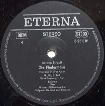 Herbert von Karajan: Die Fledermaus (3xLP + BOX + BOOKLET)