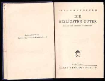 Il'ja Grigor'jevič Èrenburg: Die Liebe der Jeanne Ney